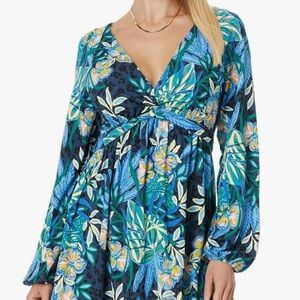 Lilly Pulitzer Floral Long Sleeve Dress